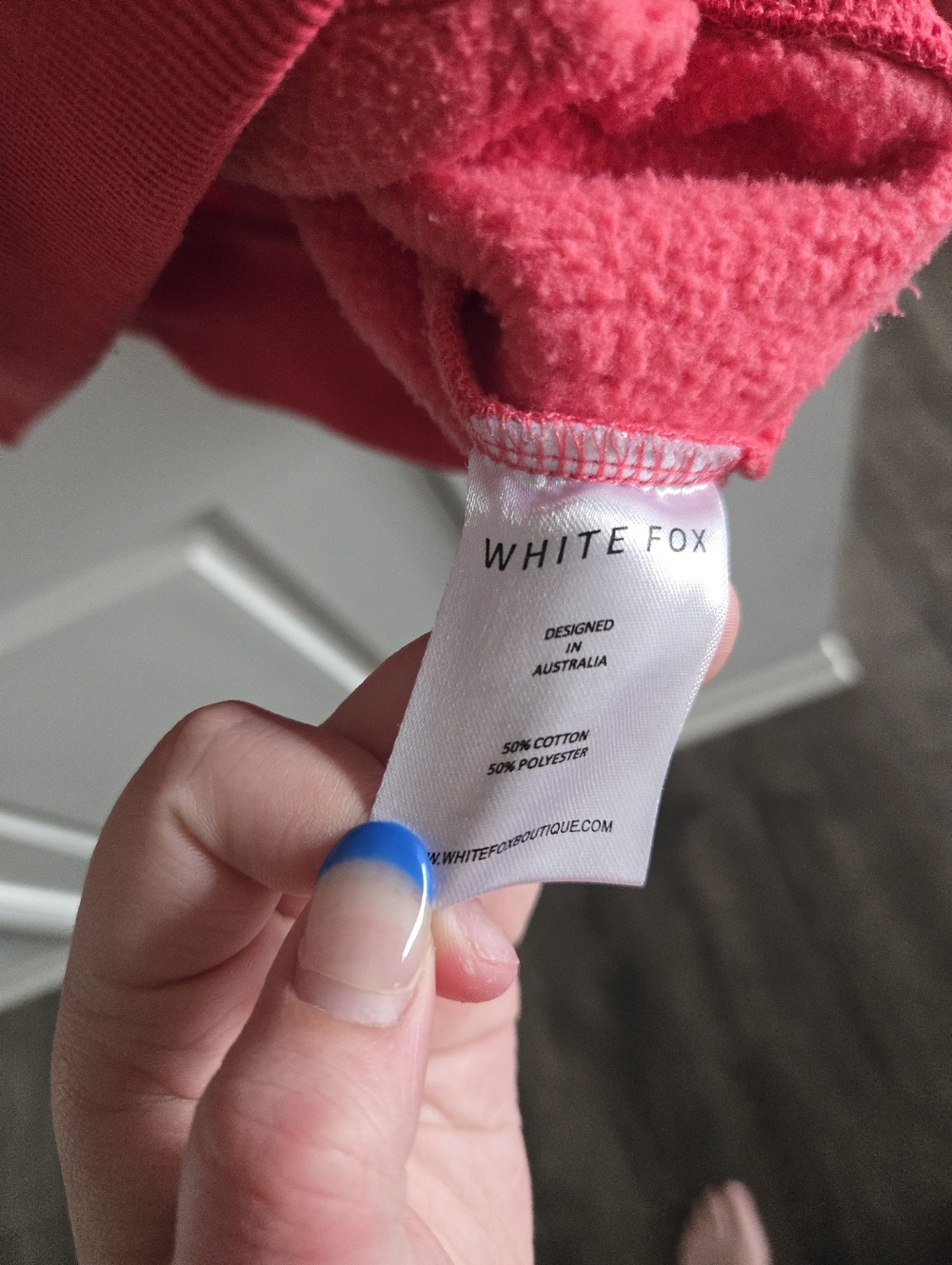 Whitefox Womens Season 7 Oversized Hoodie Sorbet - Picture 7 of 7
